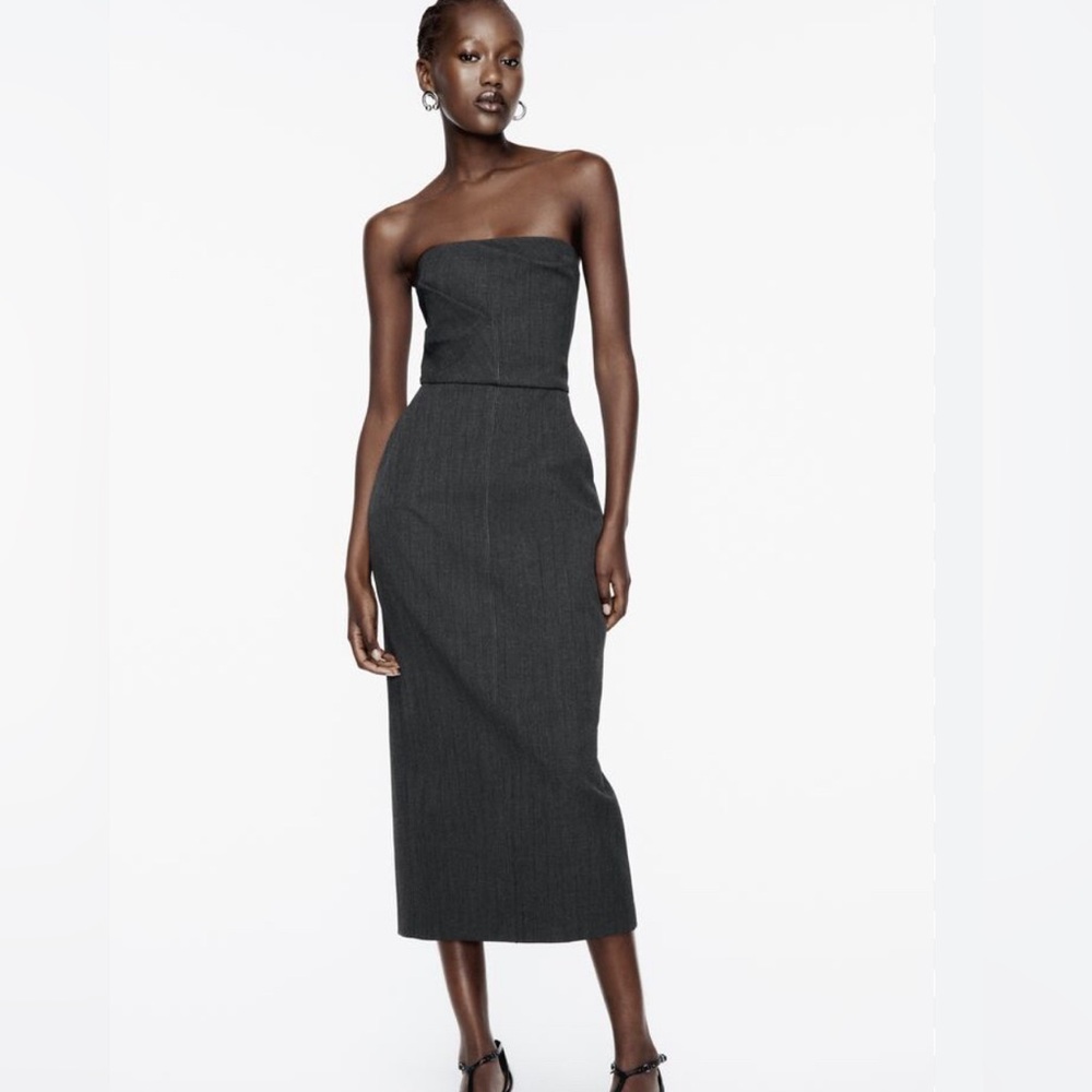 Zara (NWT) Women’s Gray Business Dress